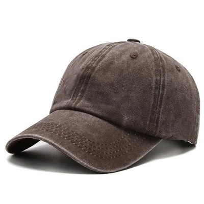 Stonewash Baumwolle Baseball Cap verstellbar leicht atmungsaktiv Mütze