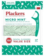 150 CT Plackers Micro Mint Dental Floss Tooth Picks Plastic Oral Teeth Floss