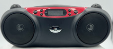 GPX BC232R Portable CD Boombox Am / FM Radio - Red - Tested