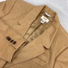 Talbots Petites Women's Beige Camel Hair Blazer Jacket 16 NWoT