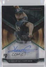 2015 Topps Strata Auto Green 68/75 Kendall Graveman #SA-KG Auto 6u5