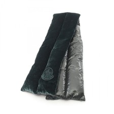 MONCLER Down Scarf 0042500 silk Viscose Green...