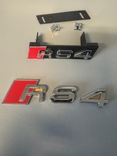 SH748 - AUDI RS4 GRILLE BADGE + REAR BADGE