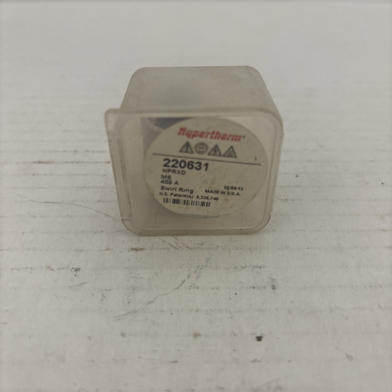 Hypertherm 220631 Swirl Ring 9427 400Amp Ms Clockwise