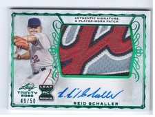 2020 Leaf Trinity Reid Schaller Auto Patch Relic XRC #'d /50 FREE SHIPPING!!