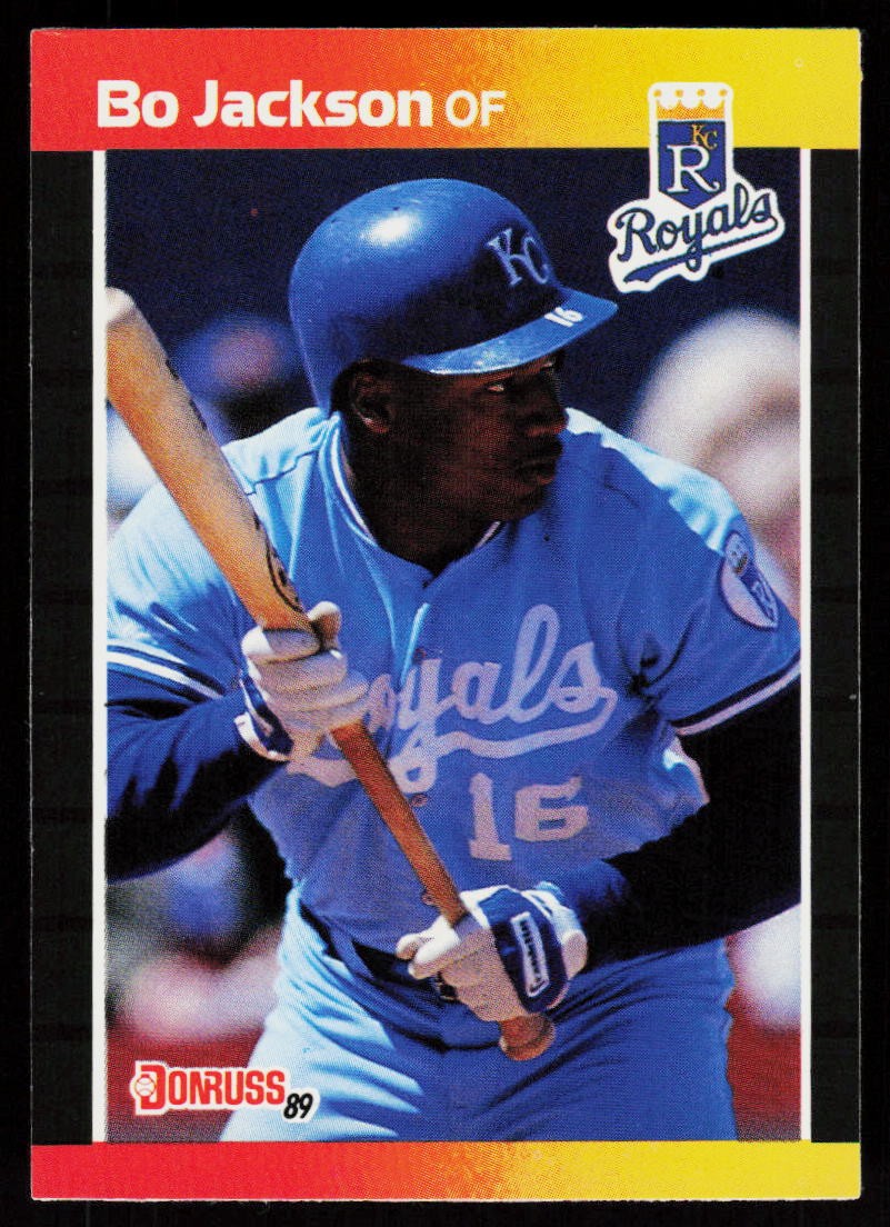 1989 Donruss Bo Jackson #208 BASEBALL CARD Kansas City Royals