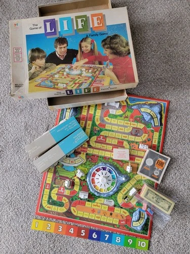 Vintage 1977 Milton Bradley "The Game of Life" Game COMPLETE, Ships Free