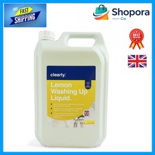 Eco-Friendly Concentrated Dish Soap in 5L with Lemon Freshness for All Surfaces 2.99 per litre
