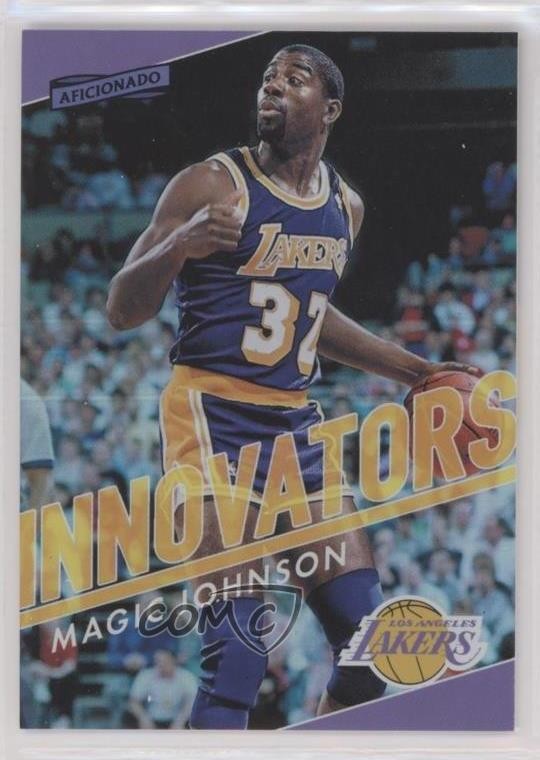 2016-17 Panini Aficionado Innovators Magic Johnson #9 HOF 0w3
