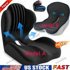 Trucker Seat Cushion for Long Sitting Memory Foam Seat Chair Cushion Office Car