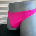 Men's Vintage 1990s Rise Wear Swim Bikini Brief Sz XL, Pink, Made In The USA — photo 1