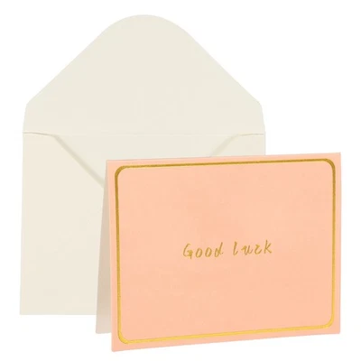 3 Cartes Bonne Chance 3x4, 20 Pcs Roses et Enveloppes pour Good Luck - Photo 1/4