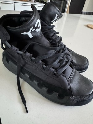 Y-3 Men Black High Top Lace Up adidas Y-3