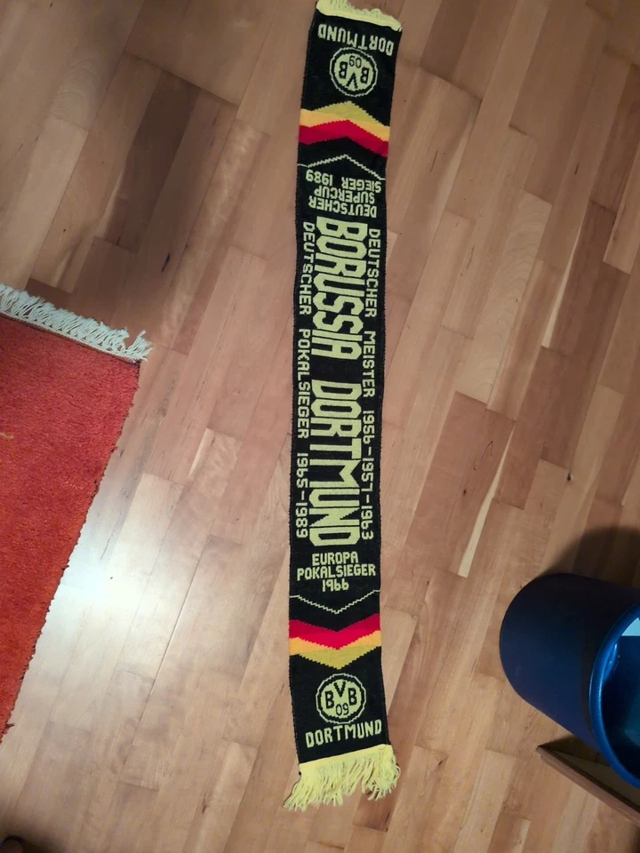 BVB Fanschal und Mütze Set DFB Pokalfinale 1989 - Bild 3 von 4