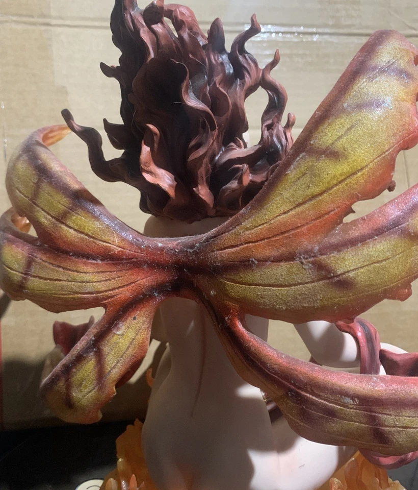 Fairy "The Alps" W/Fire, Flames, And Crystal Ball. She Is Intricately Detailed - Image 4 of 4