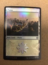 Plains Basic Land Foil Magic The Gathering TCG Marvel's Spider-Man 194