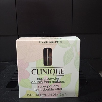 Clinique Superpowder Double Face Makeup ~ 02 Matte Beige ~ Full Size