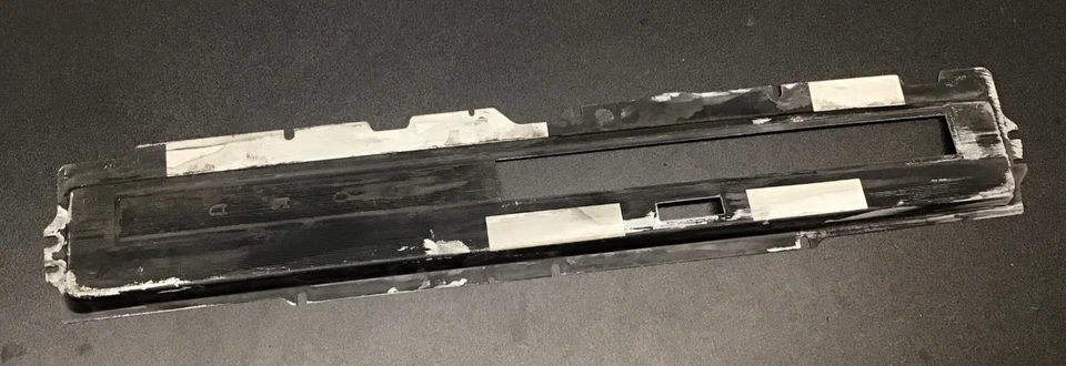 1965-66 Ford Galaxie painel cluster medidor de velocidade lente moldura frontal LTD 7 FABRICANTE DE EQUIPAMENTO ORIGINAL - Imagem 3 de 4