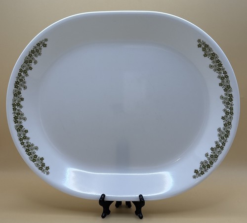 Vintage Corelle Spring Blossom Crazy Daisy Platter 12”x 10" Serving Dish