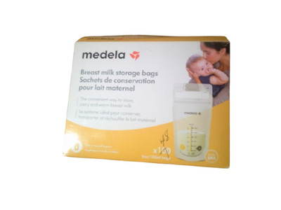 Medela Breast Milk 6oz Storage Bags 48 Count Open Box