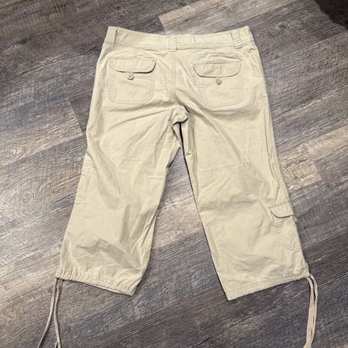 JUNIOR SIZE 9 KAHKI CAPRIS BY OP - Picture 5 of 6