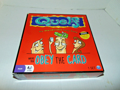 Quelf Board Game The Unpredictable Party Game Where You Obey The Card