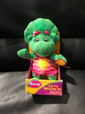 Barney baby bop dinosaur Plush fisher price bath time pal soft toy new in box