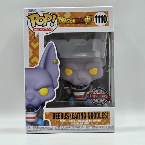 Funko Pop! Animation DBS Beerus (Eating Noodles) #1110 Special Edition