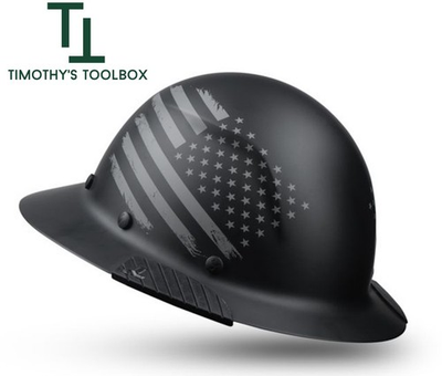 #ad #ad Lift Safety DAX Patriot Full Brim Hard Hat Matte Black ANSI Type 1 Class G $112.50