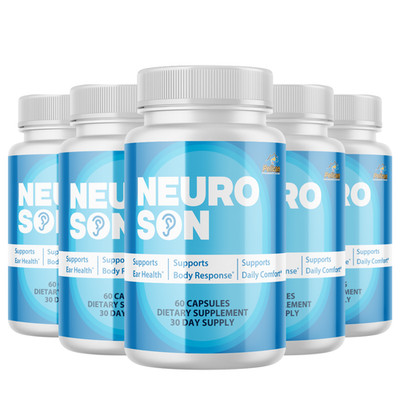 NEURO SON- Hearing Support- 5 Bottles- 300 Capsules