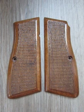 Browning Hi Power Grips Factory Checkered Redback Wood FN BHP SA35 High NTO 2