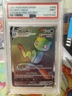 Pokémon TCG Mew VMAX Rainbow Secret Rare 114/264 Fusion Strike Ultra Rare PSA 9