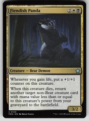 Fiendish Panda - Foundations #120 Uncommon