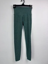 Beyond Yoga Pure Barre women's small green soft full length athletic leggings
