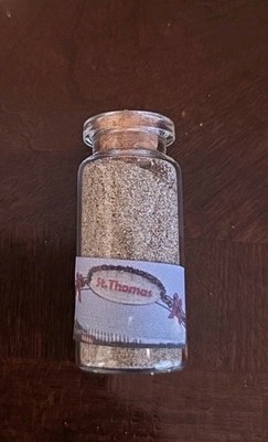 St THOMAS  , Beach Sand Sample  Approx 10ml Glass Bottle, CELEBRITY CRUISE