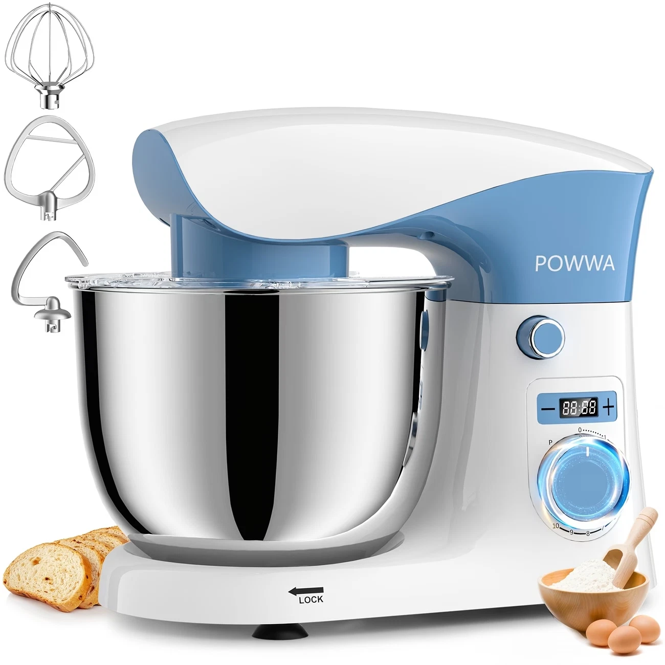 Stand Mixer C 6.5QT 10-Speed Tilt-Head Electric Stand Mixer,3-In-1 Kitchen Mixer
Opens in a new wind
