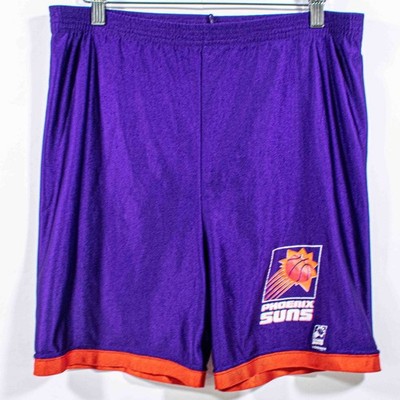 Vintage Phoenix Suns NBA Logo 7 Dazzle Shorts Youth XL 90s Shiny Streetwear