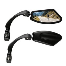 2X Cycling Bike Handlebar Mirror 22-25mm For Mountain Road Bike E-Bike Scooter