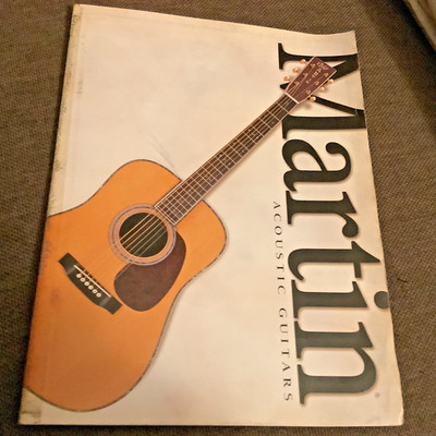MARTIN Akustikgitarren   Offizieller Farbkatalog 2000 22 Seiten   Glanzpapier
