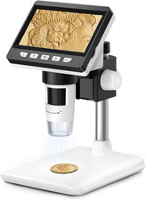 Microscopi Digitali Portatili, 4,3 Pollici 1080P Microscopio USB Elettronico Mic