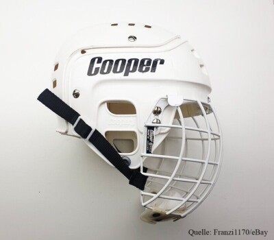 COOPER SK600 S EIS HOCKEY HELM ICE HOCKEY HELMET VL50 - M FACEGUARD Vintage 80er