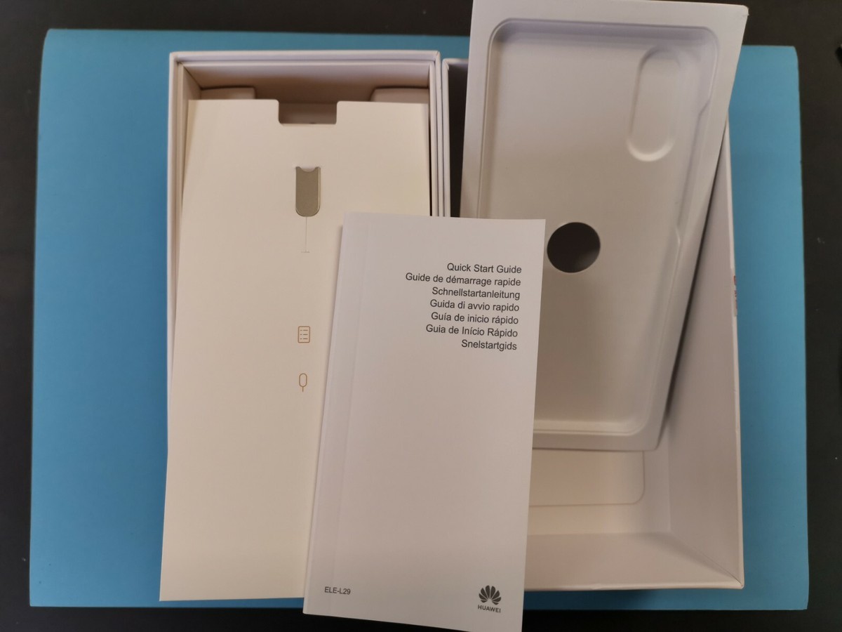 Boîte D'origine Pour Huawei P30 Noir - Carton Rigide, Jamais Utilisée