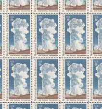 United States 8¢ Old Faithful Yellowstone Park Postage Stamp #1453 Pack of 100