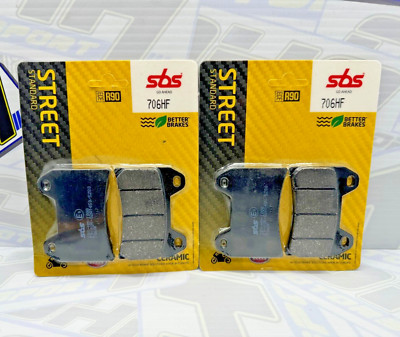 SBS Street Ceramic Front Brake Pads for Aprilia RSV1000 1997-2001