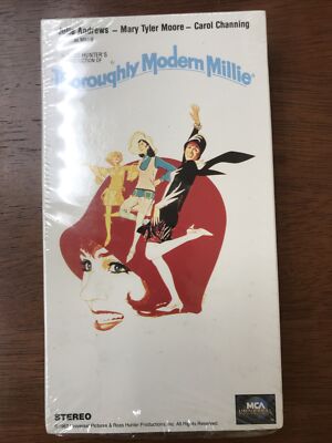 Thoroughly Modern Millie VHS 1990 MCA Release Julie Andrews (Brand New Sealed)