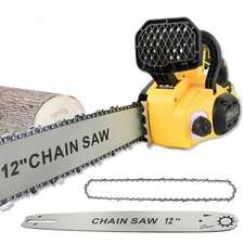 12 Inch Chainsaw Cordless for Dewalt 20V MAX Battery Wood Cutting Tree Trimming
