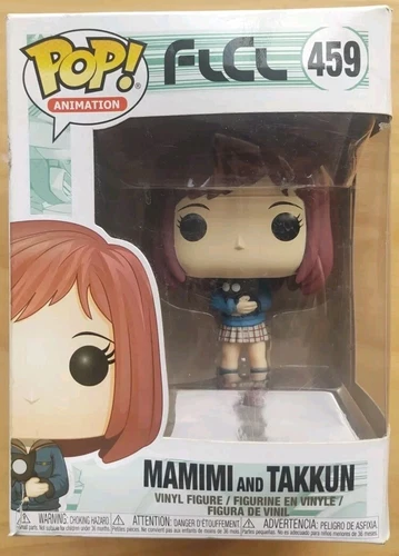 Funko Pop! Animation: #459 Mamimi with Takkun, FLCL, In Box Vinyl Figure
