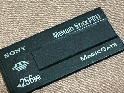 Sony 256MB Memory StickPro MS Card Magicgate Sony devices Cybershot Sony PRO