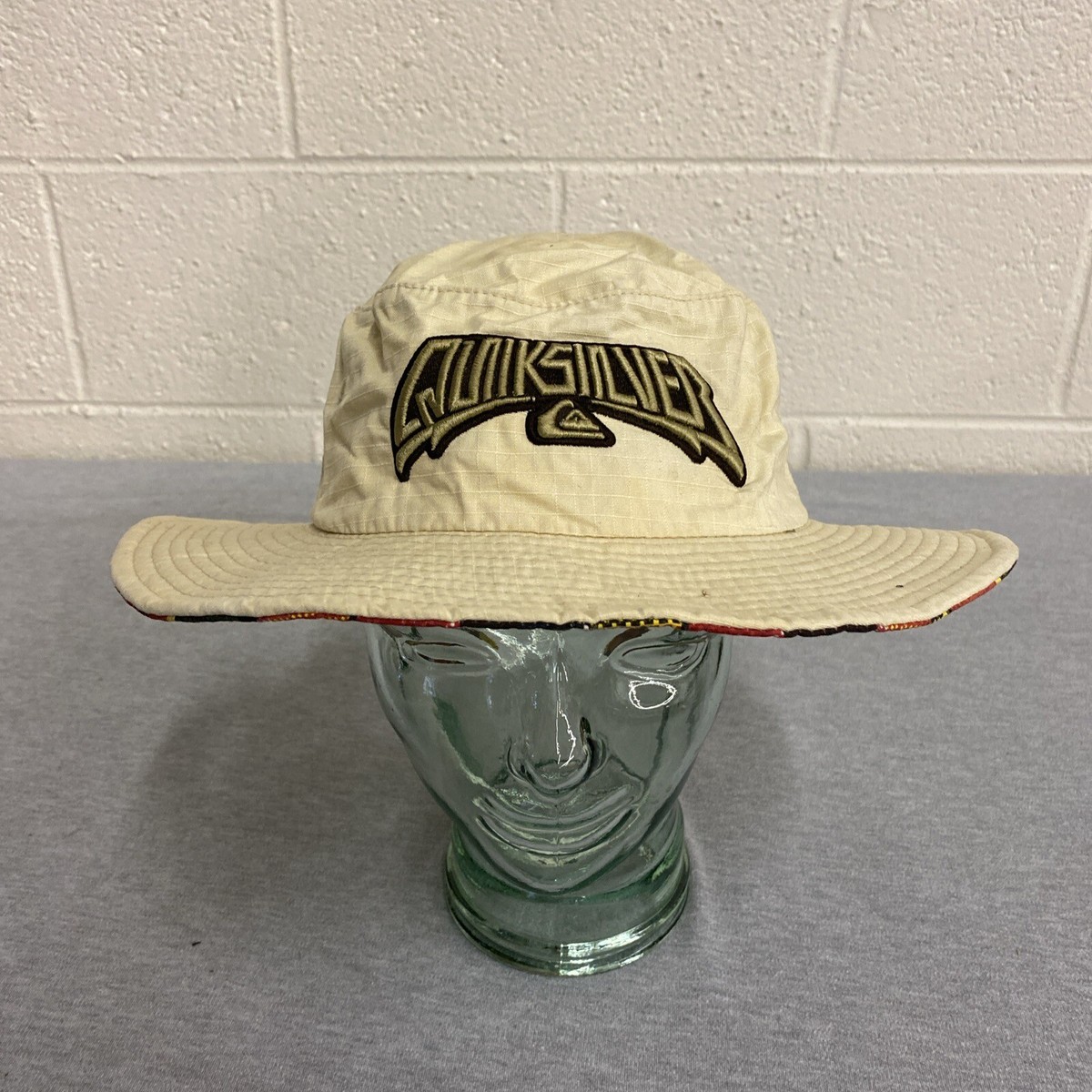 Quiksilver Men's Sun Hat Plaid Full Brim