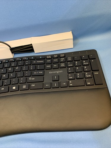 Kensington Pro Fit Ergo Wired Keyboard USB K75400US Ergonomic - Picture 3 of 5